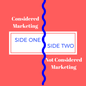 Side One and Side Two of Marketing