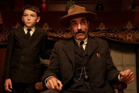 There Will be Blood Daniel Plainview with son